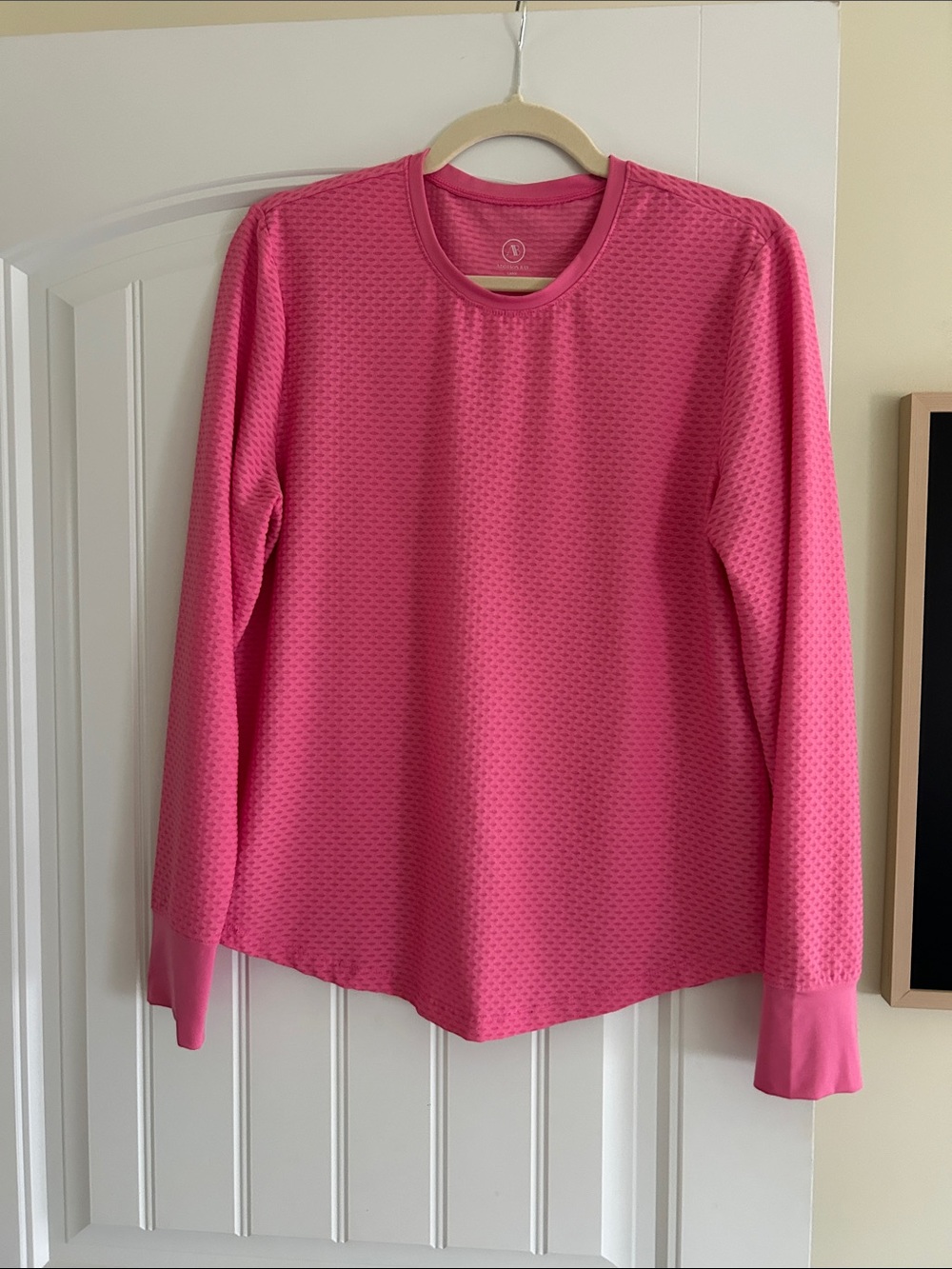 Long-Sleeve Pink Active Mesh Palmetto by Addison Bay
